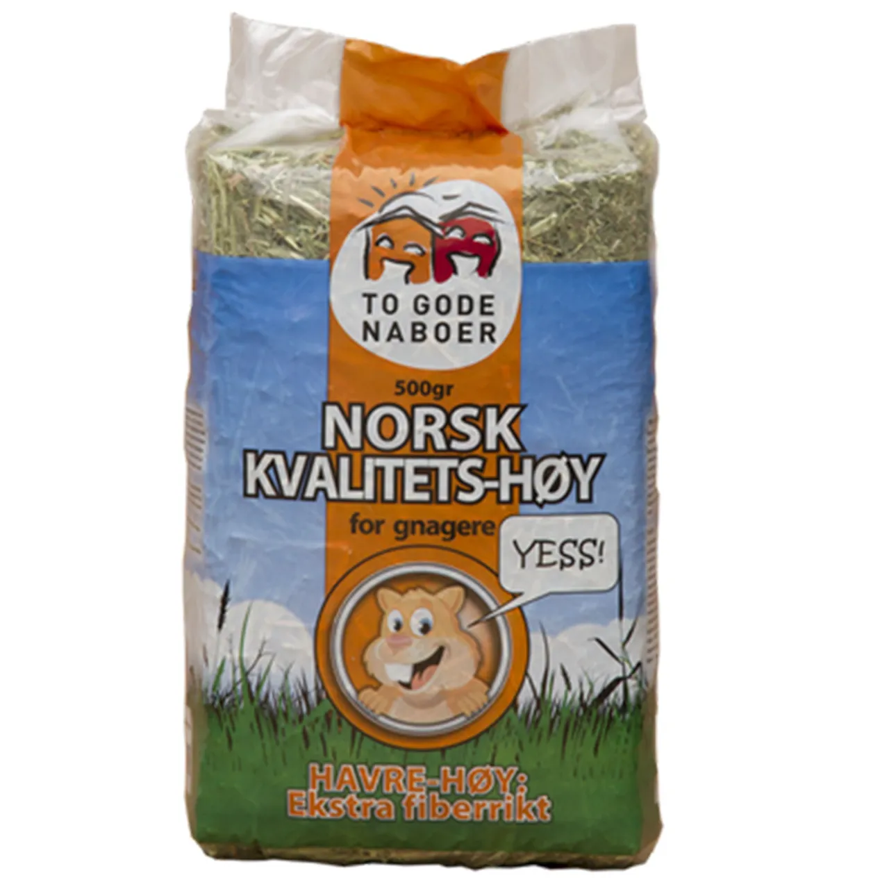 To Gode Naboer Norsk havrehø til kanin og marsvin 500 g